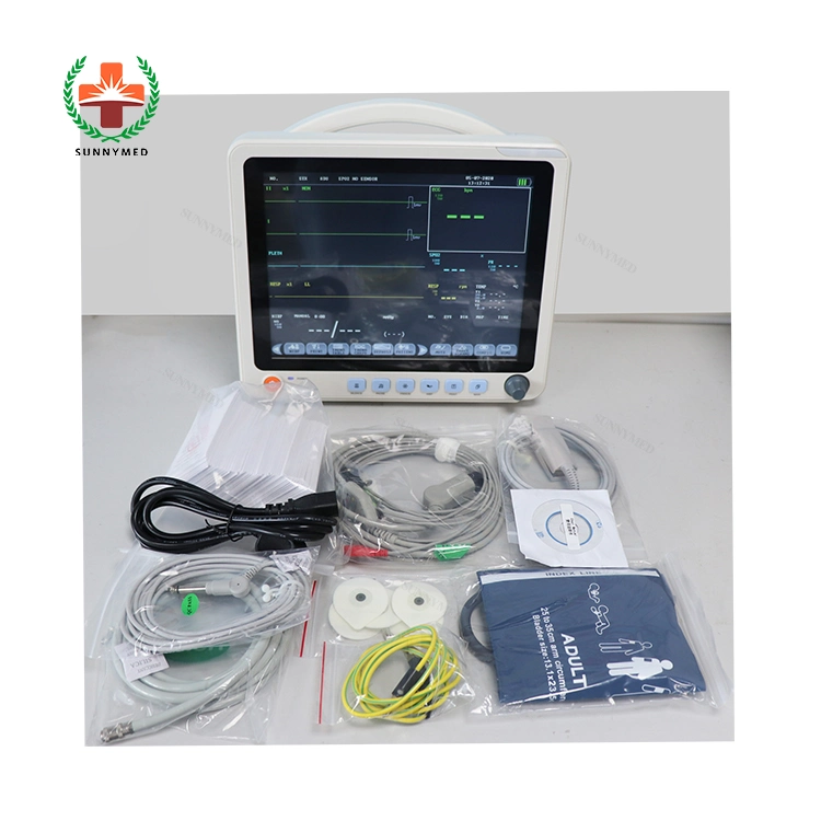 Sy-C005t Medical Portable Multi-Language Bedside Portable Patient Monitor