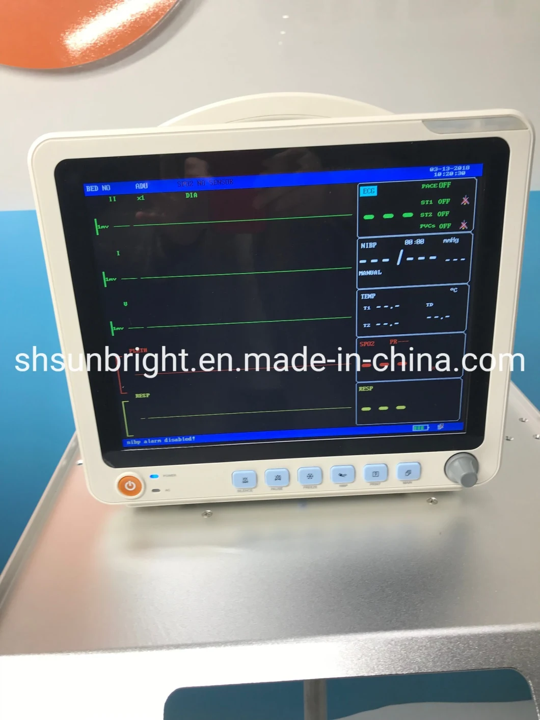Cardiotocography Machine Ctg Maternal Fetal Monitor Anesthesia ICU Patient Monitor