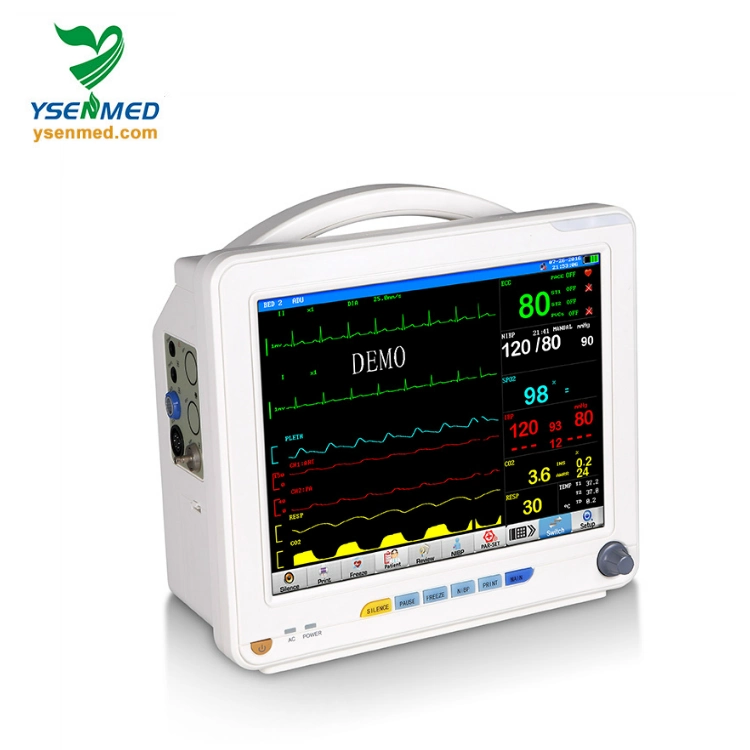 Medical Portable ICU Ambulance Multi Parameter Patient Monitor