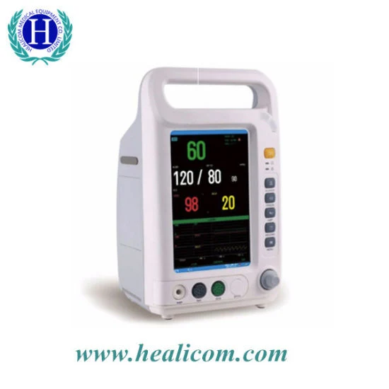 Ce Approved Hm-8000A Medical Portable Patient Monitor for ICU Vital Signs Patient Monitor