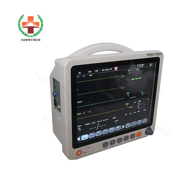 Sy-C005t Hot Sale Cheapest Touch Screen Multi-Parameter Patient Monitor