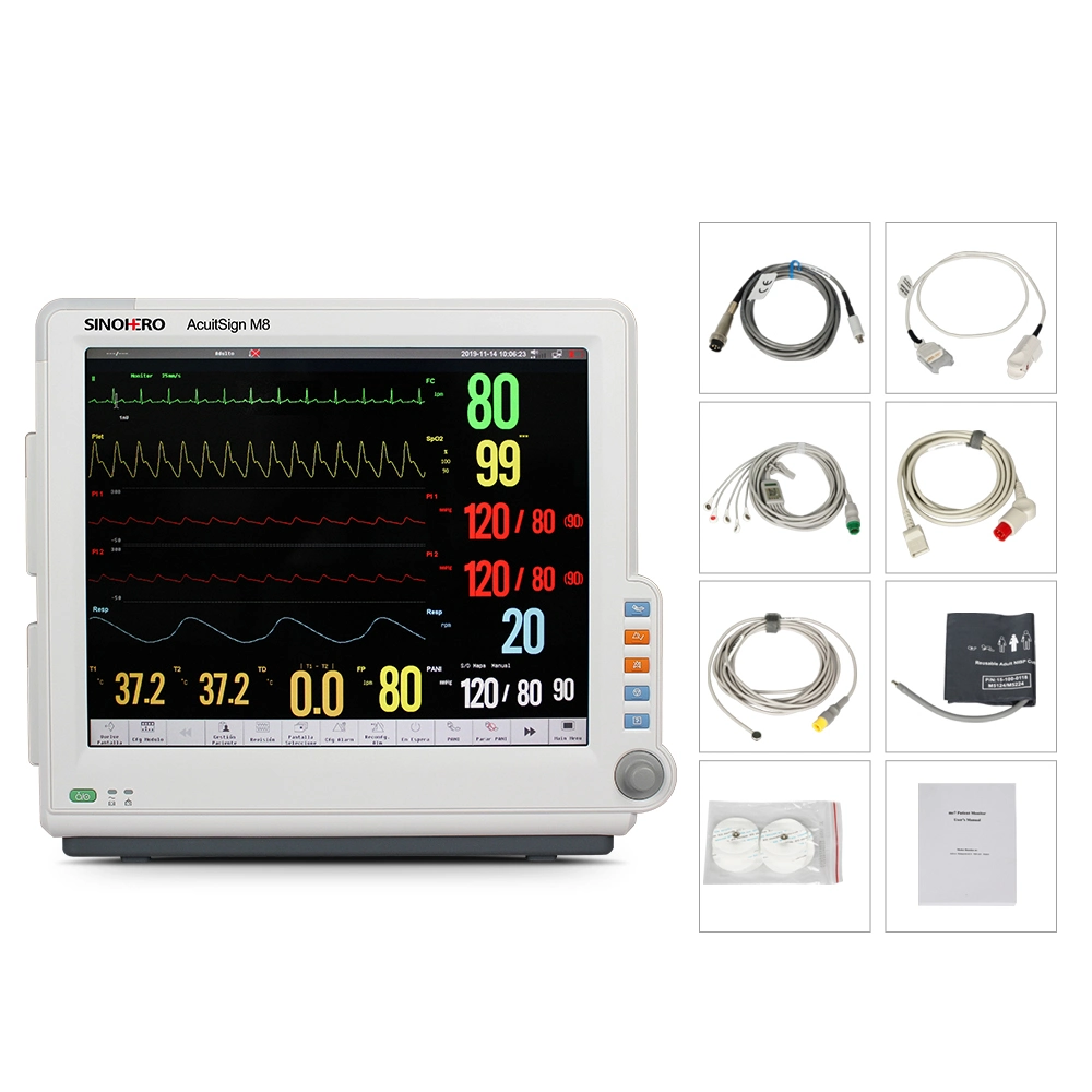 Acuitsign M8 ICU System Multi Parameter Medical Vital Monitor M8 Portable Patient Monitor CE ISO Approved