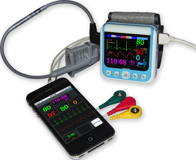 0.13kg Hand Held Home Care Wrist Home Use Portable Patient Monitor