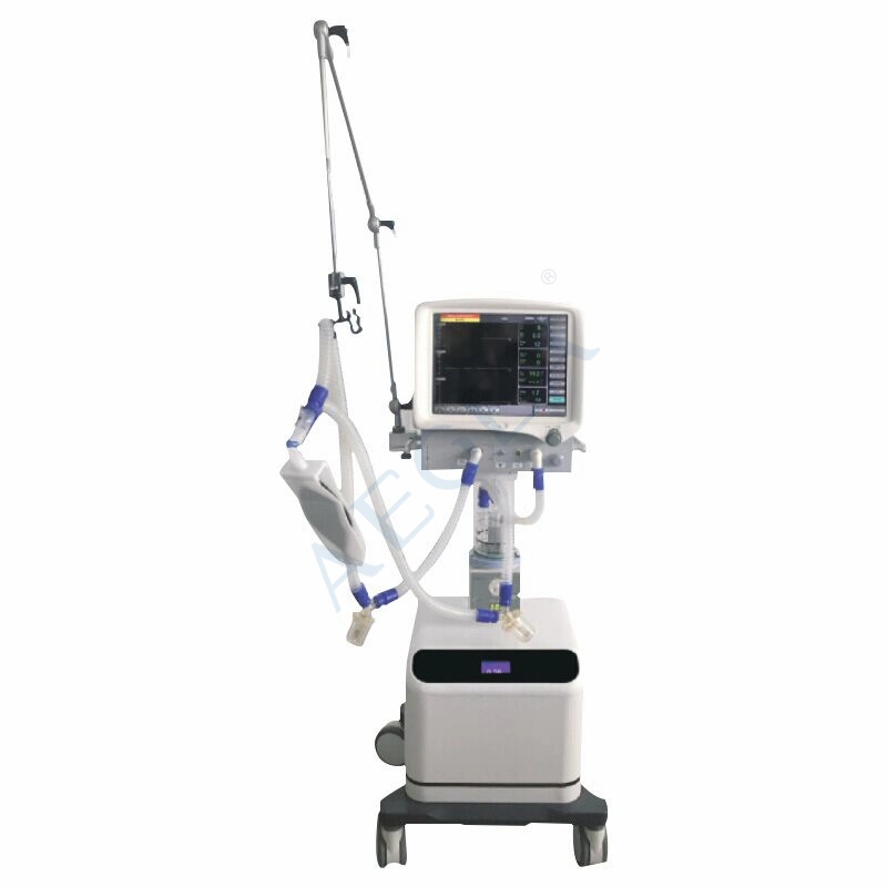 AG-Hxj03 Hospital Portable ICU Monitoring Parameters Equipment Ventilator Machine Manufacturer
