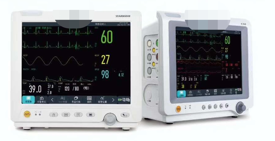 Multiparameter Vital Sign Monitor Duo Core 1GHz CPU Ambulance Multi Parameter Patient Monitor