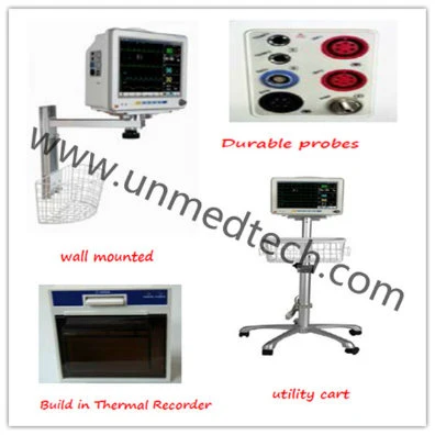 15 Inch Multi-Parameter Patient Monitor with Central Monitoring System