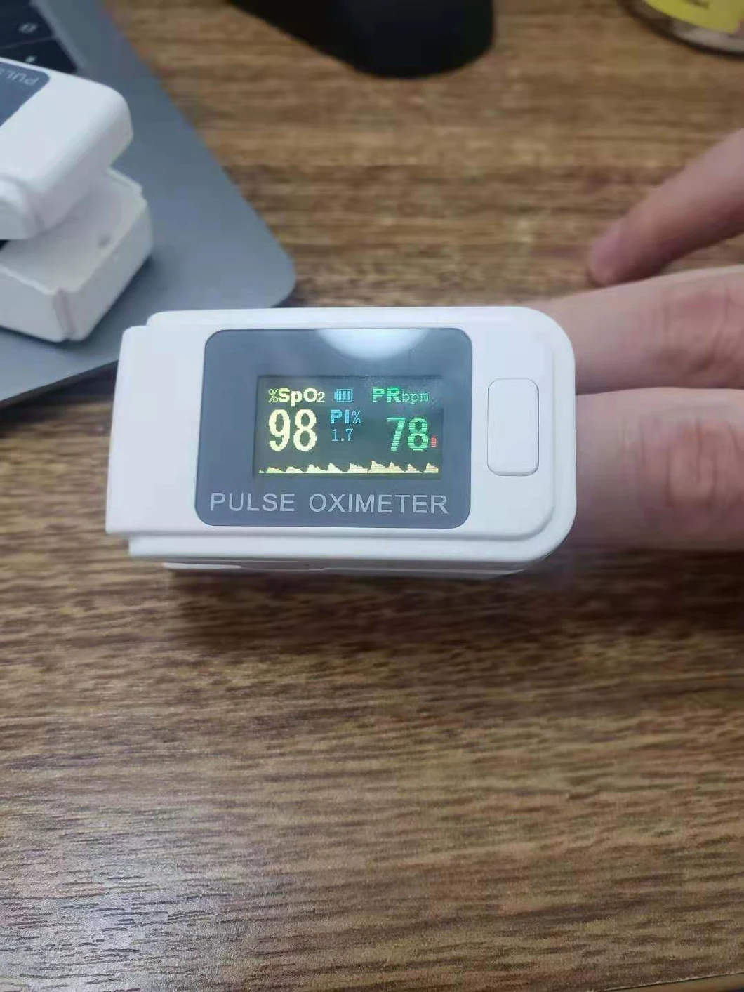Health Monitoring Equipment Fingertip Pulse Oximeter with OLED Display Digital Handheld