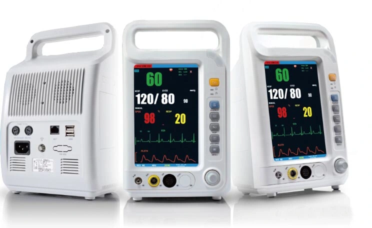FM-9030t Hot Sale Ce Approved 7 Inch Portable Multi-Parameter Patient Monitor