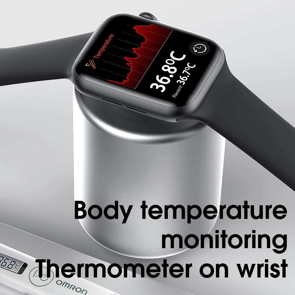 Health Monitoring Wristbands Hl26 Smart Watch Health Monitoring Apply to Ios Android ECG 1.75 Screen iPhone Temperature
