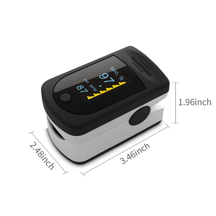 Fingertip Blood Oxygen Saturation Monitor Heart Rate and Fastreading Oxygen Meter