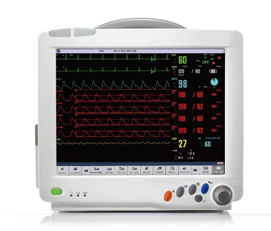 Medical Equipment ECG/Hr/Resp/Temp/SpO2/NIBP Modular Patient Monitor
