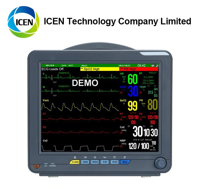 IN-C9000V Multi-Parameter Patient Monitor Wall Mount For Ambulance Patient Monitor