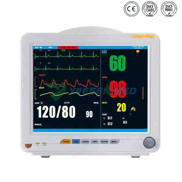 Hospital Medical Vital Signs Cardiac Multi Parameter Blood Pressure Patient Monitor