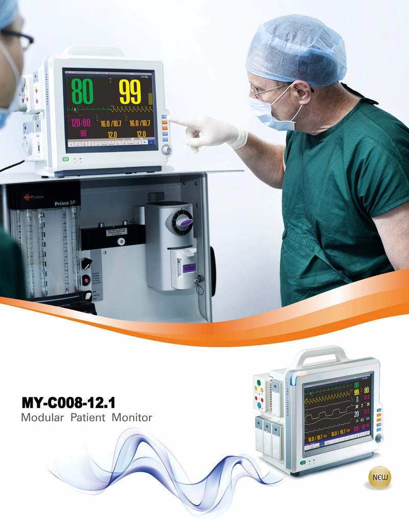 My-C008 17 Inch Portable Multi-Parameter Modular Patient Monitor
