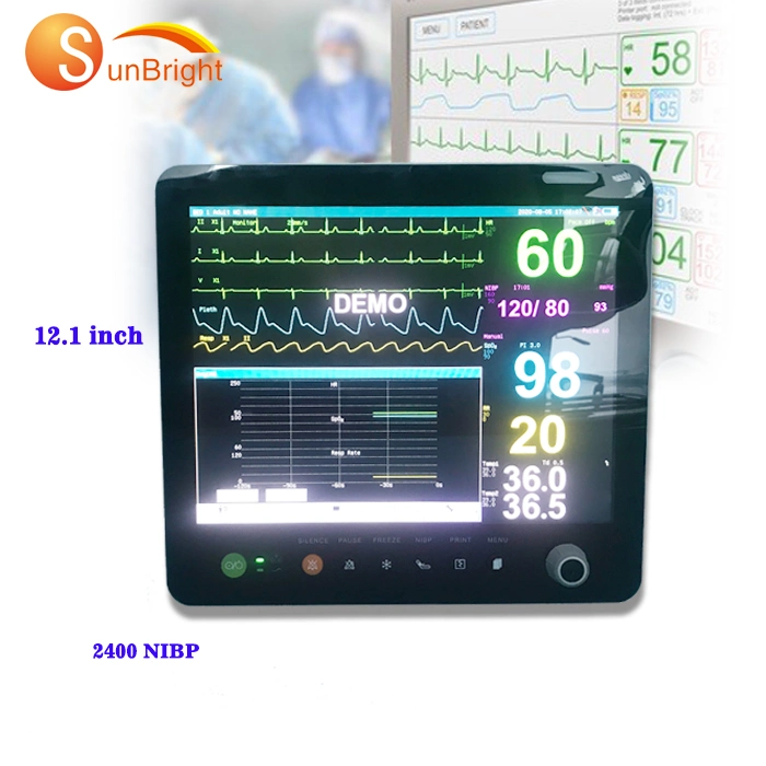 Hospital High End Digital Patient Monitor 12.1 Patient Monitor Sensor
