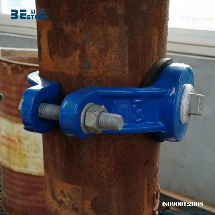Female Connection Ductile Cast Iron Pipe Saddle Clamp
