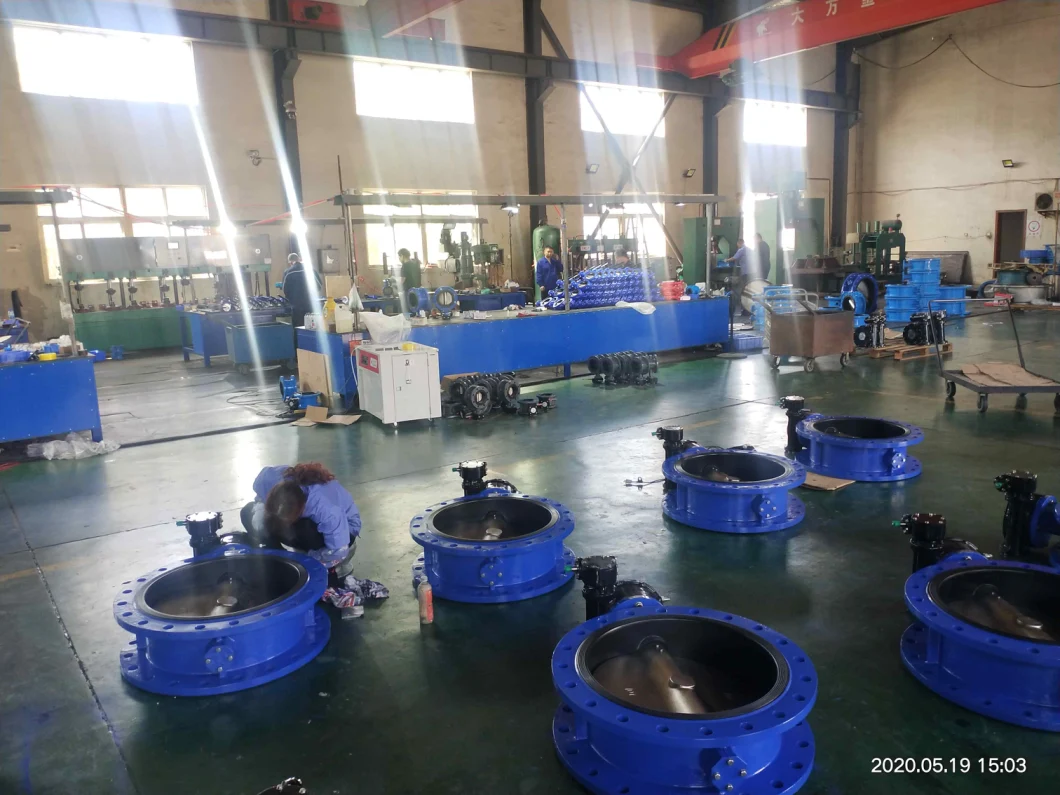 Cast Iron SS304 Disc EPDM Lined Wafer Butterfly Valve