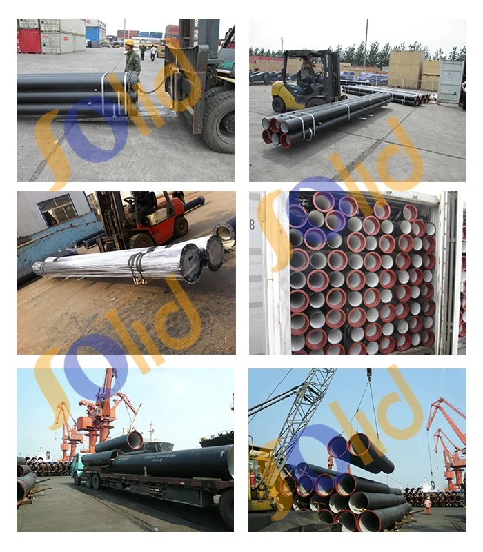 ISO2531, En545, En598 Bitumen Coated Ductile Cast Iron Pipes Manufacturer