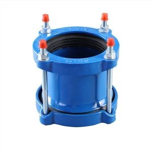 Ductile Iron Cast Pipe Fittings Flexible Joint Universal Coupling for UPVC, Di, Ci, AC, Steel Pipe