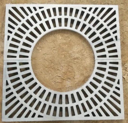 OEM Sand Casting Grey Ductile Cast Iron Sewer Cover for Outdoor Tree Grates