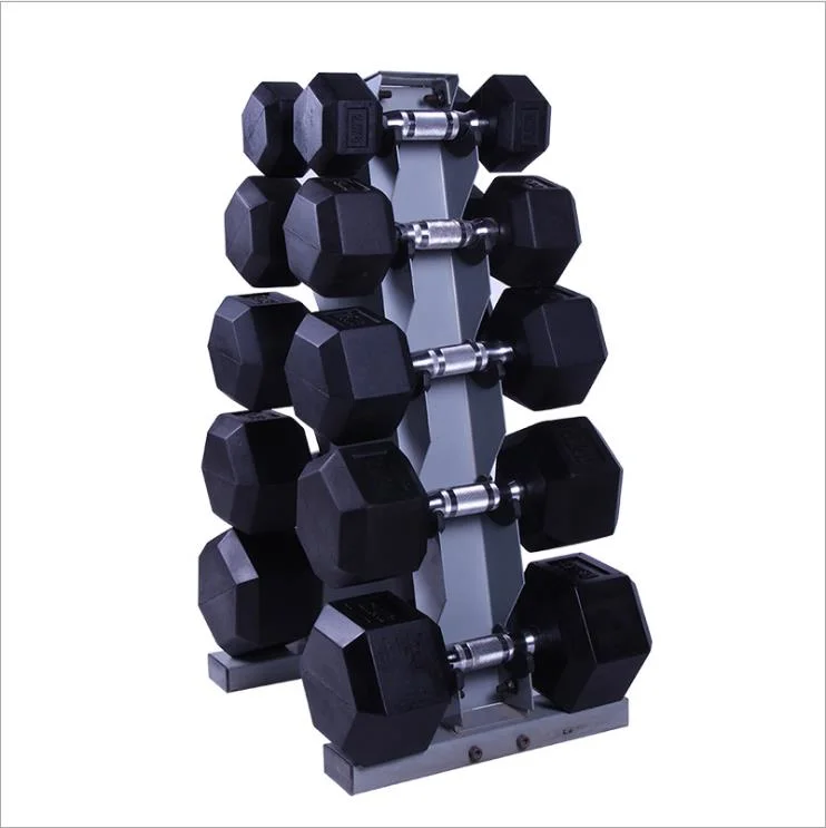 OEM 10kg 30kg 1.5lbs-45lbs Ductile Gray Cast Iron Black Home Gym Fitness Sport Equipment Weight Plate Hexagon Dumbbell