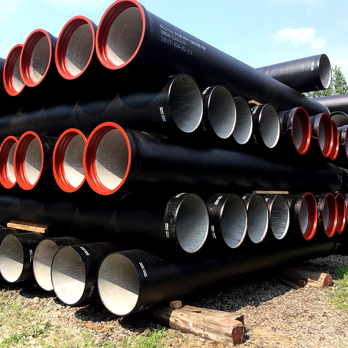 ISO2531 Cement Lined Ductile Cast Iron Pipes K9 for Potable Water