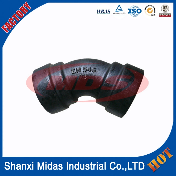 ISO2531 Ductile Cast Iron Di Long Radius Socket Weld Elbow Pipe Fitting