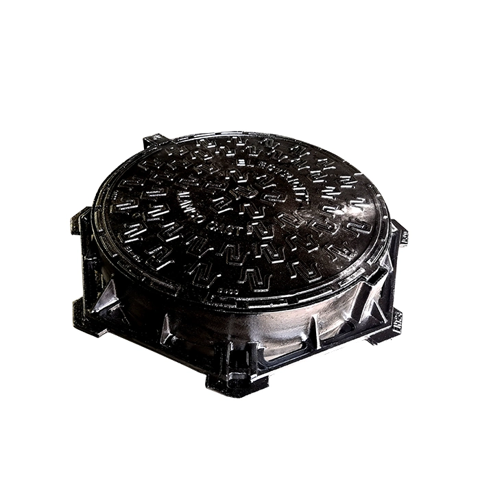 Ductile Cast Iron 500mm Sewer Round Recessed Manhole Cover and Frame