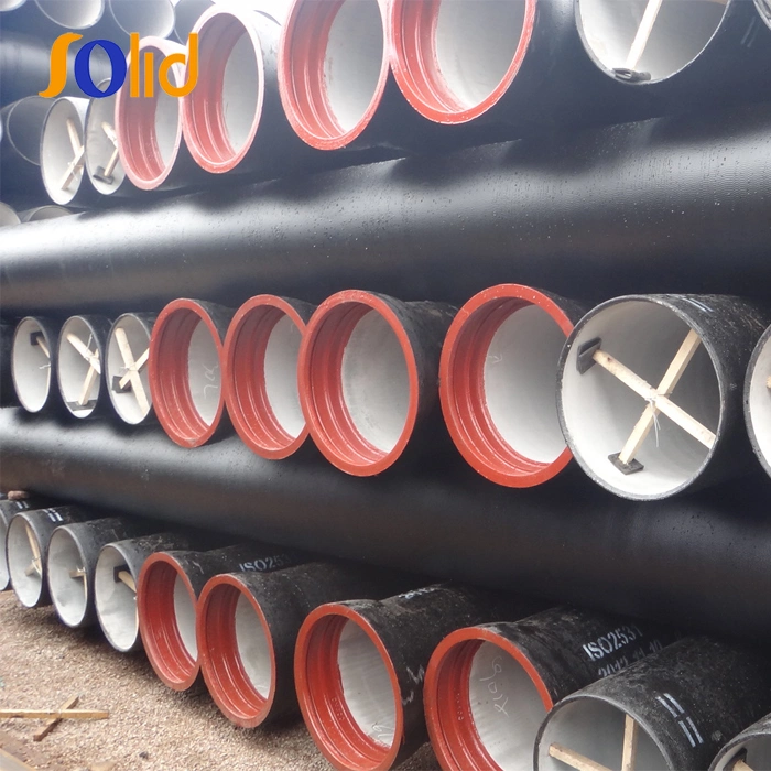 Large Diameter Dn1200mm Ductile Cast Iron Pipe with Cement Lining