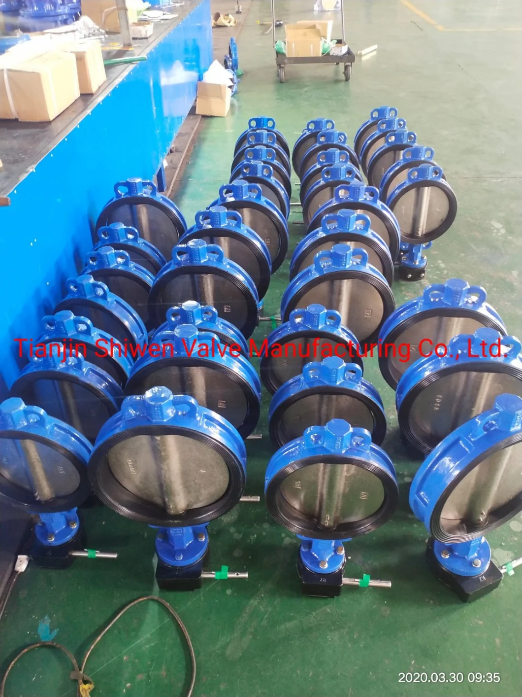 Cast Iron/Ductile Iron Wafer Butterfly Valve with EPDM Lined