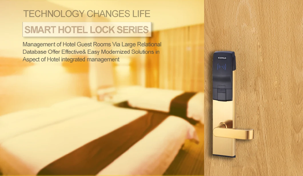 Hotel Card Door Lock Access Control Card Access Door Lock Smart Door Locks