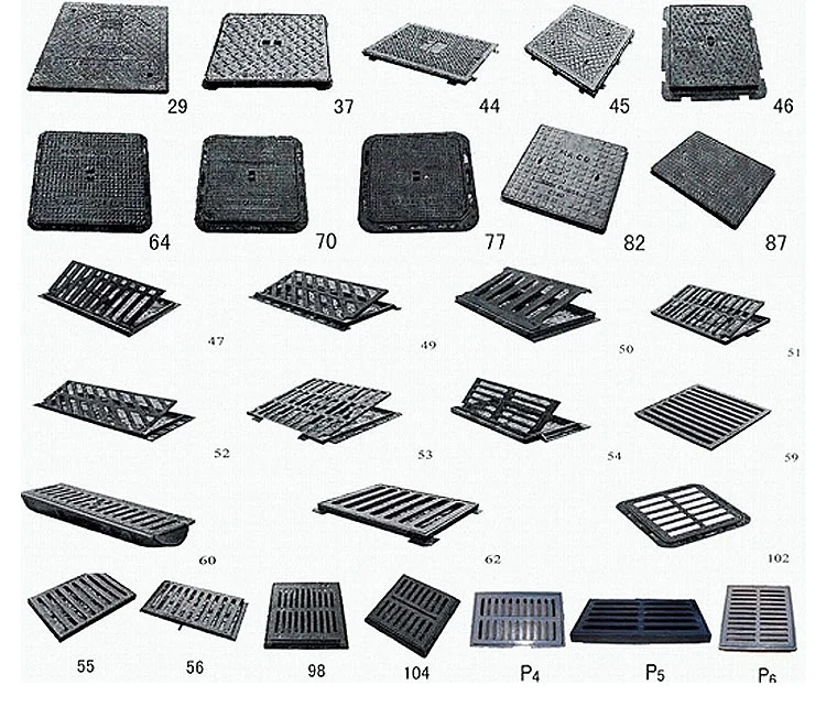 Ductile Cast Iron Sewer Lids Good Quality Well Cover