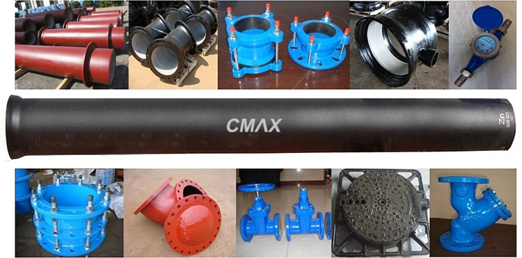 En545 D100 DN150 Blue Color Ductile Cast Iron Pipes