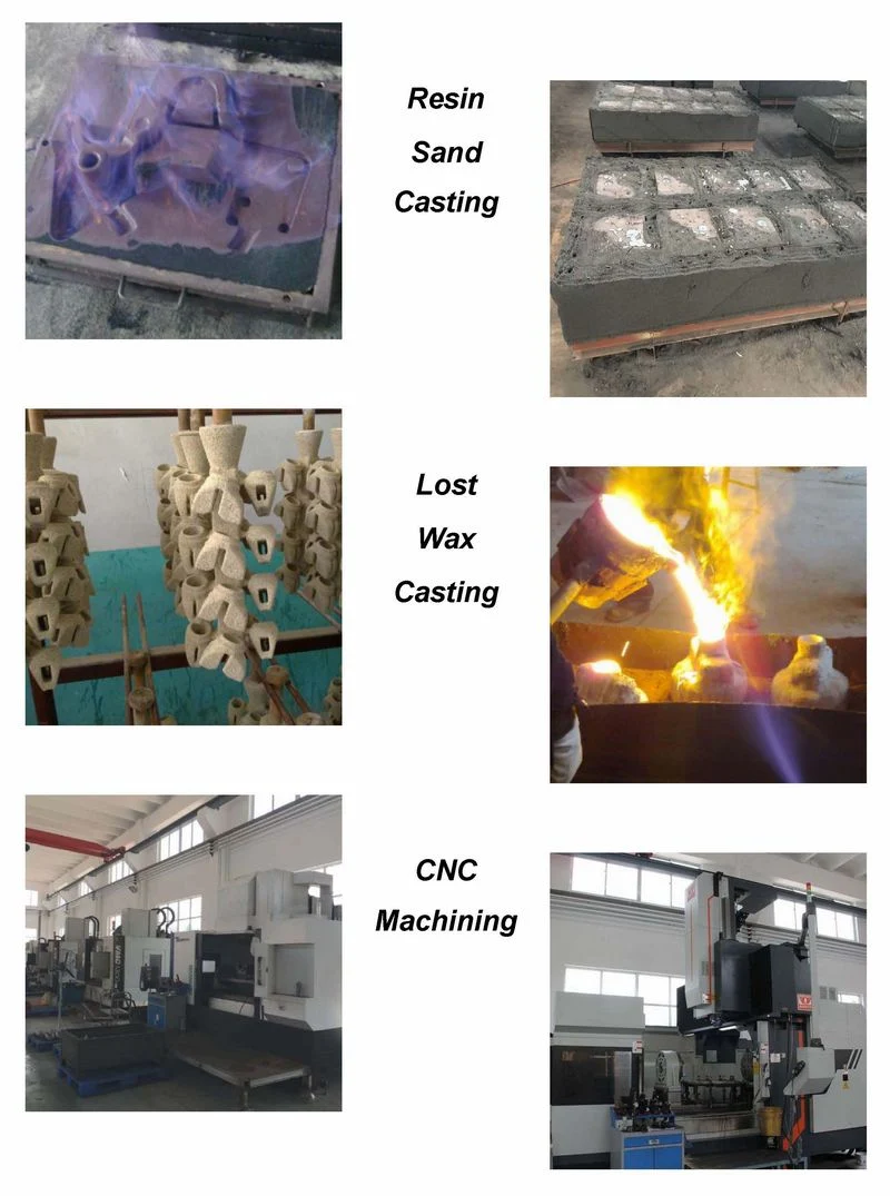 Metal Foundry Grey Iron / Ductile Iron / Steel Cast Parts by Resin Sand Casting