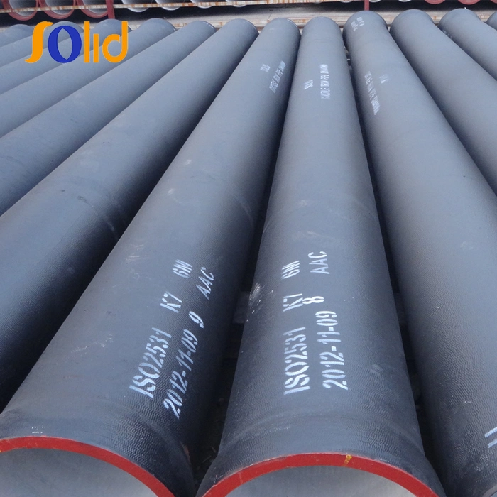 Large Diameter Dn1200mm Ductile Cast Iron Pipe with Cement Lining