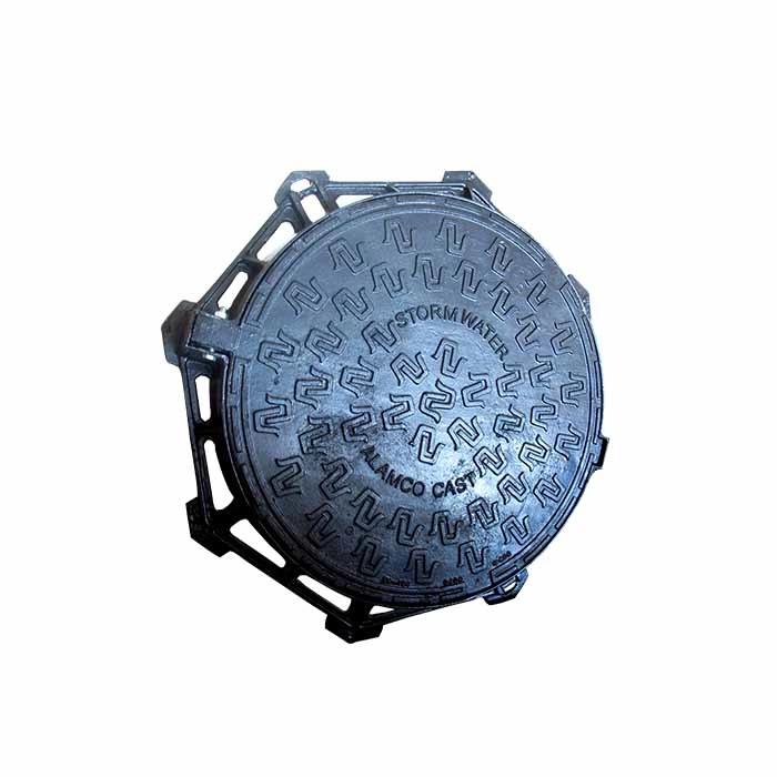 Ductile Cast Iron 500mm Sewer Round Recessed Manhole Cover and Frame