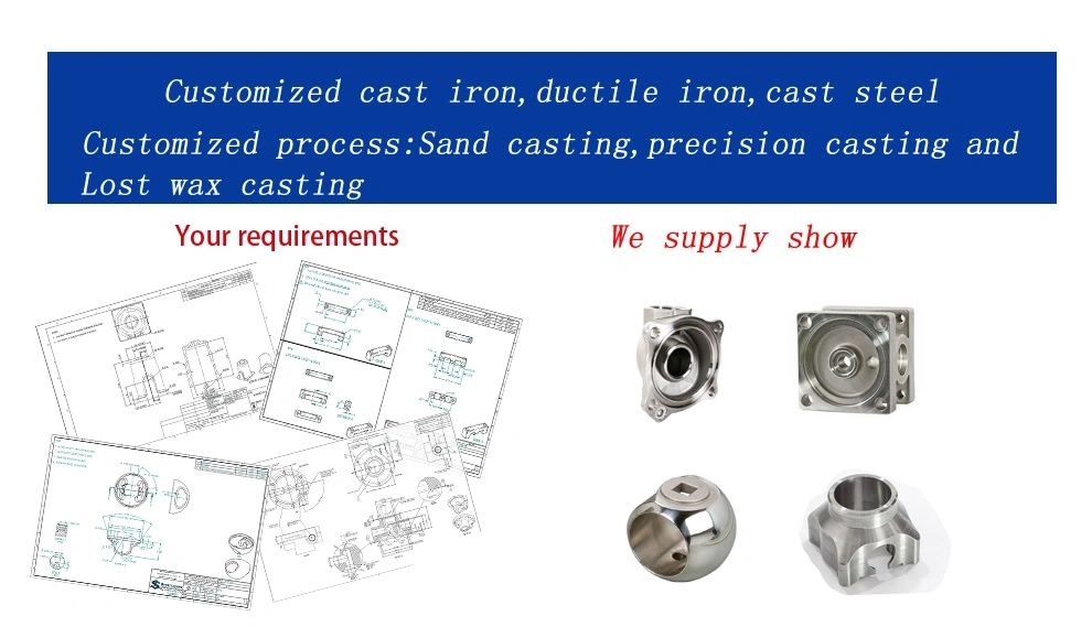 Ductile Iron Casting Ggg40 and Fcd450 Ductile Iron Casting Parts&Precision Die Casting