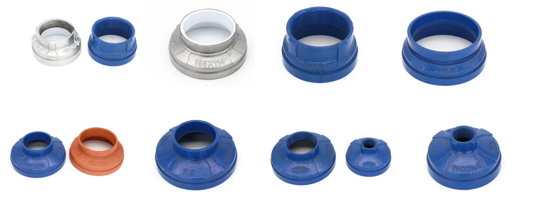 Casting Ductile Iron Pipe Fittings Threaded Concentric Reducer