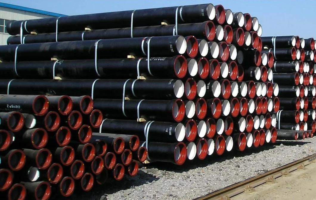 Ductile Iron Pipe Cement Lined Bituminous Coating C Class K9 for Drinkable Water