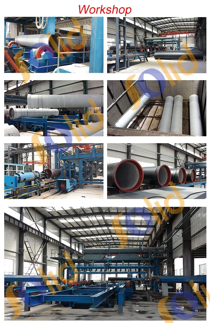 ISO2531, En545, En598 Bitumen Coated Ductile Cast Iron Pipes Manufacturer