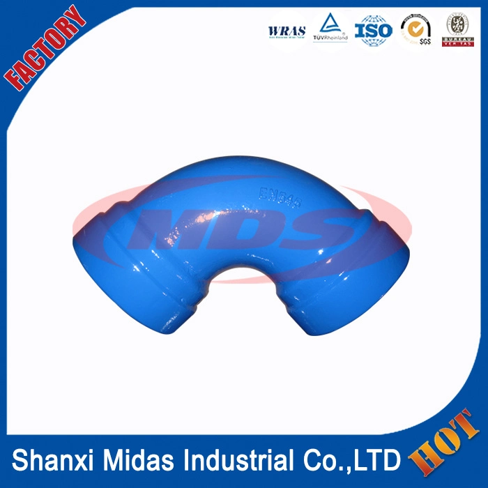 ISO2531 Ductile Cast Iron Di Long Radius Socket Weld Elbow Pipe Fitting