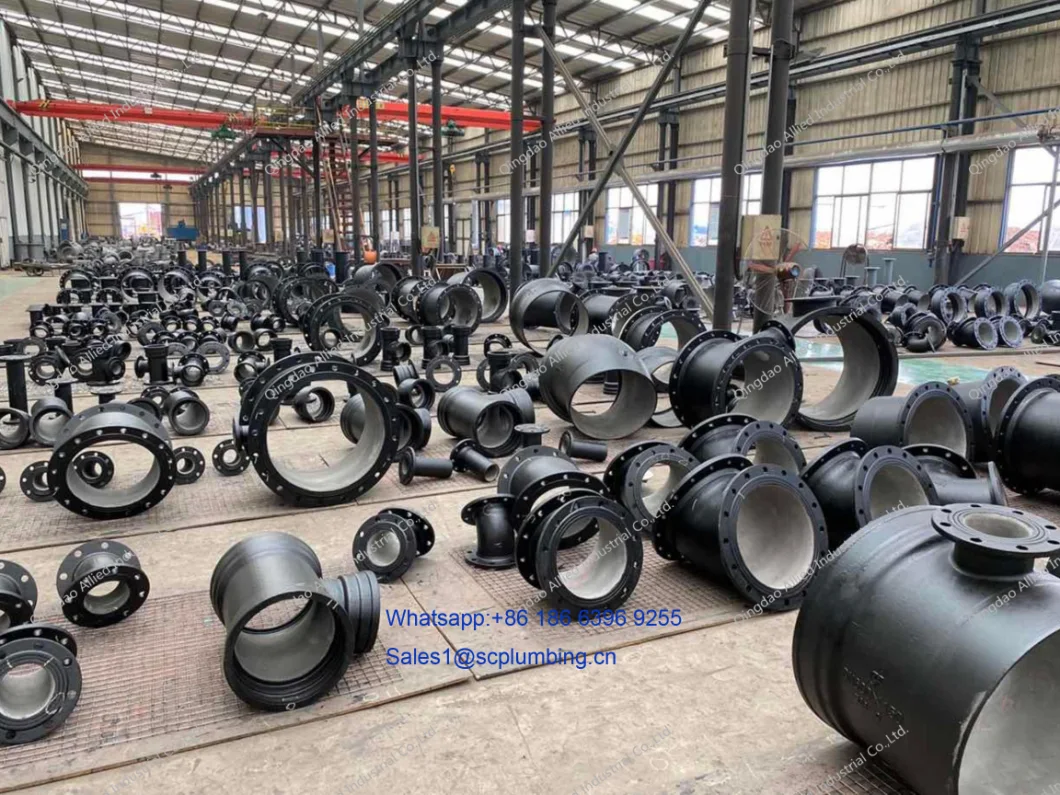 En545 ISO2531, Di Pipe Fittings 45 Degree 90 Degree Socket Bend for Ductile Iron Pipe
