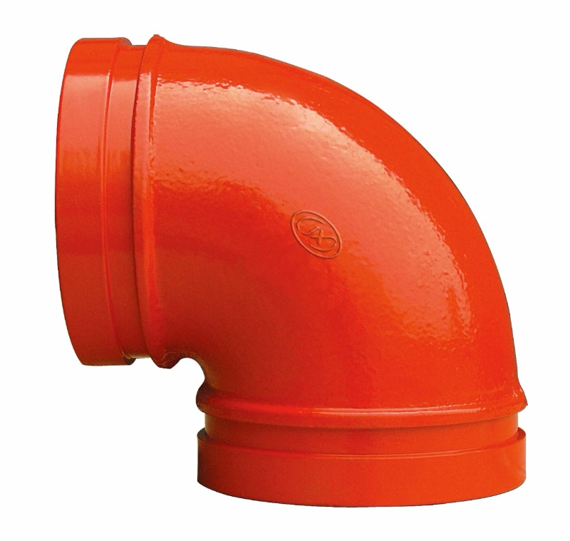FM / UL Certification Cast Iron Fire Protective Pipe Fitting Elbow