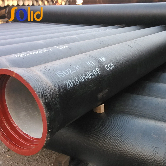 Large Diameter Dn1200mm Ductile Cast Iron Pipe with Cement Lining