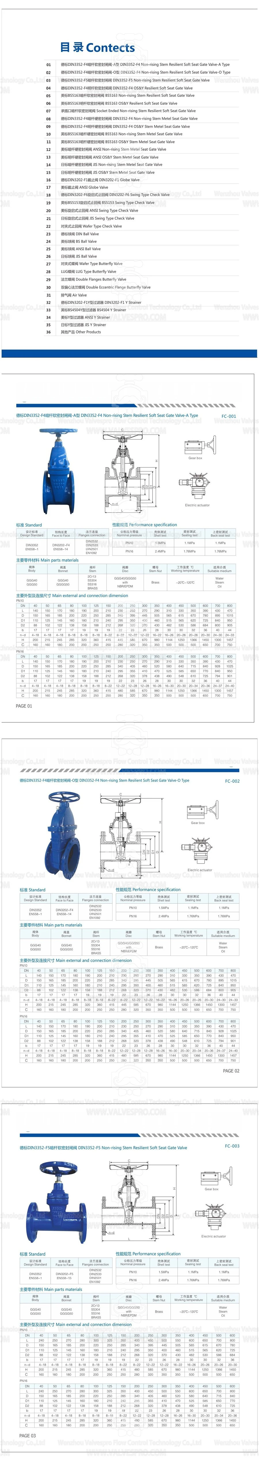 DIN3352-F6 Ductile Iron Cast Iron Flanged Swing Check Valve