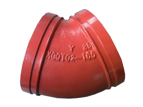 FM UL Ductile Iron Grooved Pipe Fitting Elbow, Cast Iron Grooved Elbow