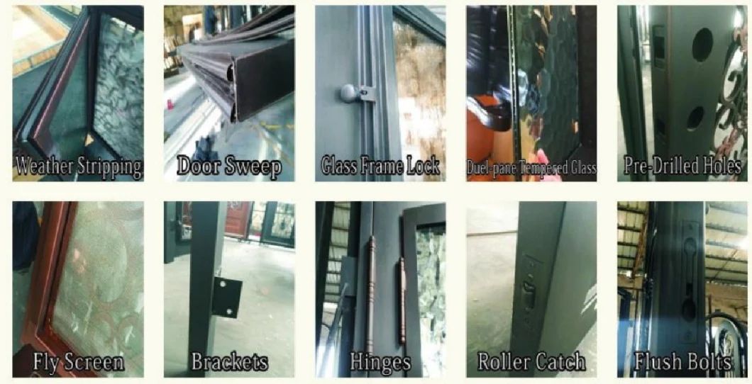 Luxury Style Iron Door/Themal Break Iron Door/Steel Door/Iron Door