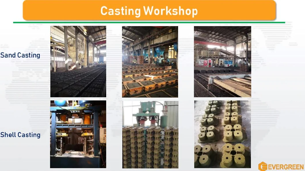 Foundry Customized Ductile Iron Resin Sand Casting Parts
