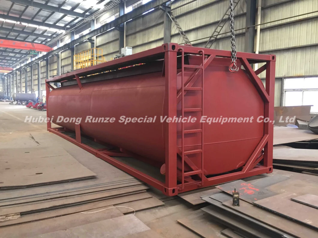 Sulfuric Acid Tank 20FT. 30FT LDPE Lined 16mm-20mm Perfect for Transport Dilute Sulphuric Acid 60% and Sulfuric Acid 98%, Hydrochloride, Hydrochloric Acid, Hf