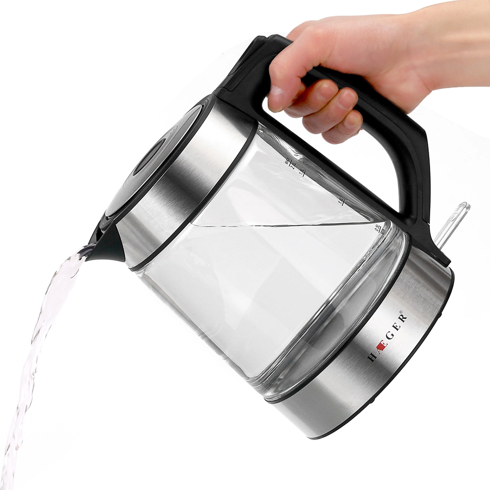 2 L Home Appliance Lead Free Glass Electric Boil Tea Kettle